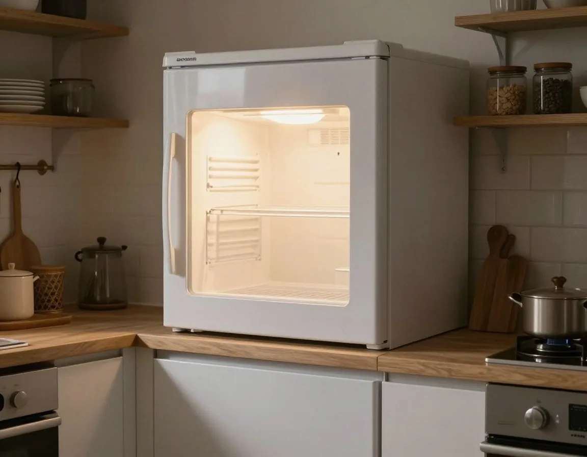 Heladera ordenada en cocina familiar